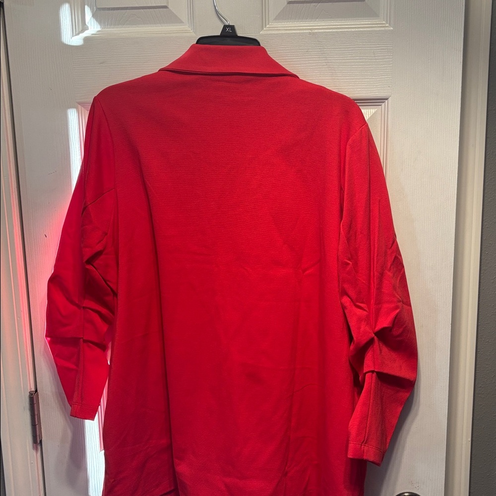 DS Women's Red Blazer - Picture 4 of 5